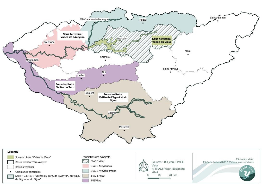 carte avec les syndicats